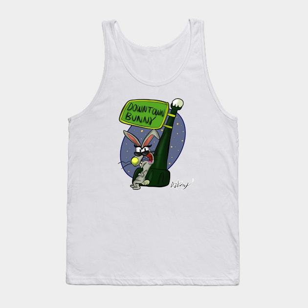 Downtown Bunny Tank Top by D.J. Berry